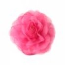 15-550 Резинка в виде цветка большого тканевого с перламутром ассорти