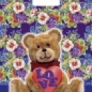 1464570 Пакет "Мишка Bambino" Размер 19,5 х 29,5 см. Плотность 30 мкм