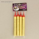 1553639 Свеча фейверк в торт "Фонтан" Высота 12,5 см.