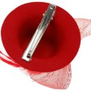 2311719/К Красная шляпка на зажиме. Диаметр 8 см.Фетр