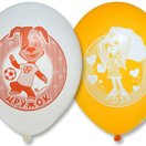 2872464 (1103-1493) Шарик 2-сторонний "Барбоскины" D 30 см.Цвета ассорти (с гелием)