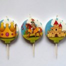 3718257 Набор свечей в торт "Принцесса и Рыцарь" (5 шт.)