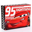 7425211 Пакет большой горизонтальный "Тачки" Размер 50 х 40 х 15 см.